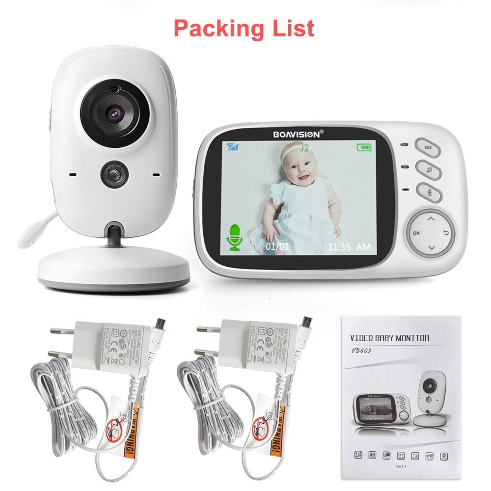 婴儿监护器  宝宝看护监控摄像头儿童家用监视仪VB603 
