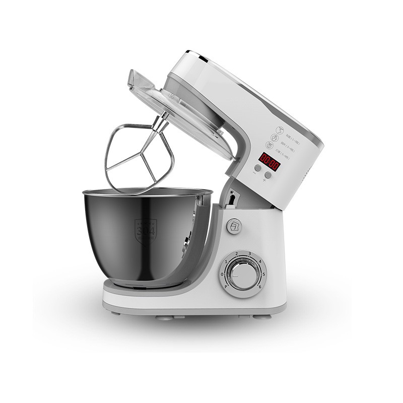 搅拌机打蛋机全自动和面机 多功能家用小型厨师机全自动不锈钢搅拌和面机1000W 5.0L